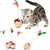 Sisal Scratching Ball Cat Toy - Interactive Training Toy with Feather
