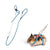 Adjustable Pet Traction Rope with Bell for Small Animals