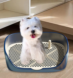 Portable Dog Potty Trainer – Anti-Splash Litter Box for Puppies & Kittens