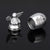 Small Keepsake Urn with Angel Wings - Mini Stainless Steel Cremation Urn for Ashes