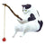 Fishing Cat Aquarium Statue