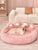 Pet Sofa Bed for Small Dogs, Washable Plush Mat, Medium Size for Puppies & Cats