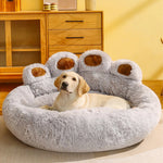 Pet Sofa Bed for Small Dogs, Washable Plush Mat, Medium Size for Puppies & Cats