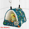 Cute Print Bird Bed – Mini Cage Mat for Rabbits, Squirrels, Guinea Pigs & Hamsters