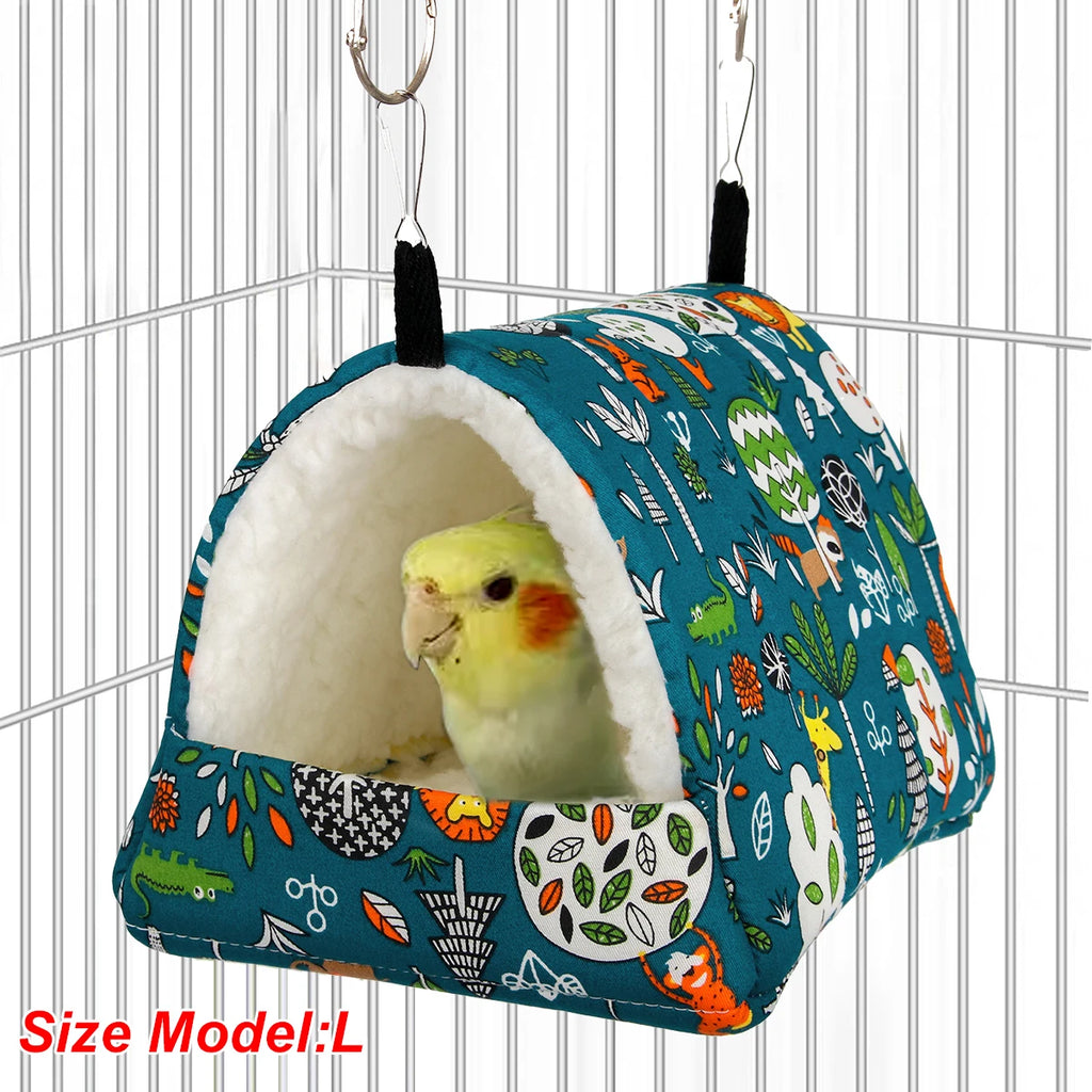 Cute Print Bird Bed – Mini Cage Mat for Rabbits, Squirrels, Guinea Pigs & Hamsters