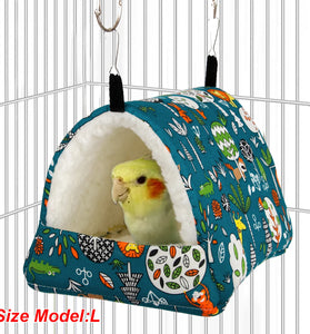 Cute Print Bird Bed – Mini Cage Mat for Rabbits, Squirrels, Guinea Pigs & Hamsters