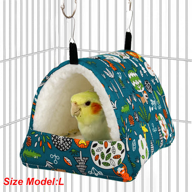 Cute Print Bird Bed – Mini Cage Mat for Rabbits, Squirrels, Guinea Pigs & Hamsters