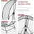 Silent Hamster Exercise Wheel - Metal Running Wheel for Small Pets