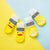 4Pcs Cute Pet Dog Socks, Anti-Slip Paw Protectors for Small Breeds (Chihuahua, Yorkie, Spitz)