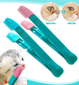 Puppy Joy Soft Pet Eye Care Brush for Dogs & Cats