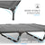 Elevated Waterproof Dog Bed, Off-Floor Design, Easy to Clean, Indoor/Outdoor Use, XL, Grey