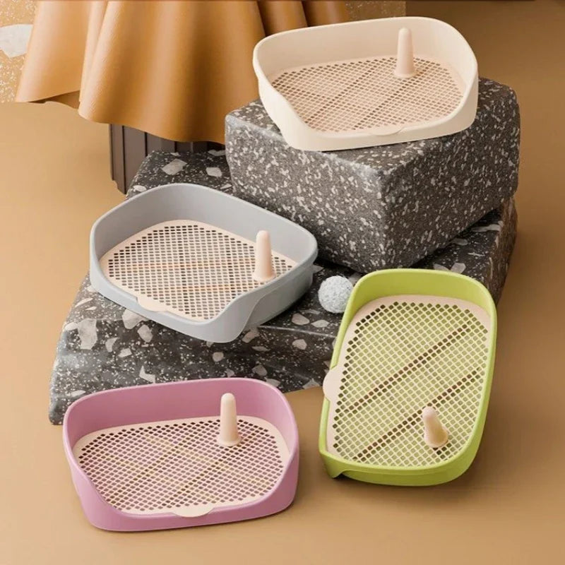 Portable Pet Litter Box – Training Toilet & Pad Holder for Small Dogs and Cats