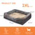 Orthopedic Dog Bed with Bolster, Foam, and Removable Cover (L-3XL)