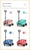 4-Wheel Lightweight Foldable Pet Stroller for Small and Medium Dogs and Cats