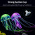 Simulated Jellyfish Aquarium Decoration - Fluorescent Fish Tank Scenery