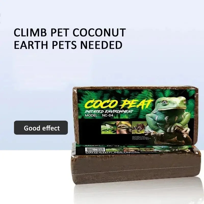 Coconut Mat Fiber Substrate - 600g Natural Bedding for Reptiles & Terrariums