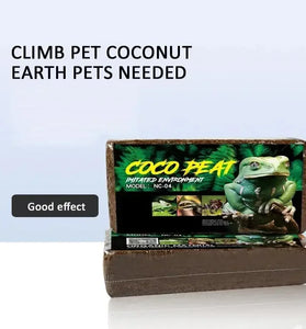 Coconut Mat Fiber Substrate - 600g Natural Bedding for Reptiles & Terrariums