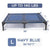 Elevated Waterproof Dog Bed, Off-Floor Design, Easy to Clean, Indoor/Outdoor Use, XL, Grey
