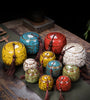 New Color Ceramic Memorial Pet Urn - Large Canister for Pet & Human Ashes, Keepsake Burial Jar