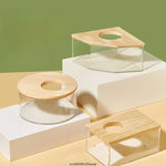 Hamster Sand Bath House - Anti-Spill Shower & Toilet Container