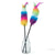 Colorful Feather Teaser Wand - Interactive Cat Toy for Play & Exercise