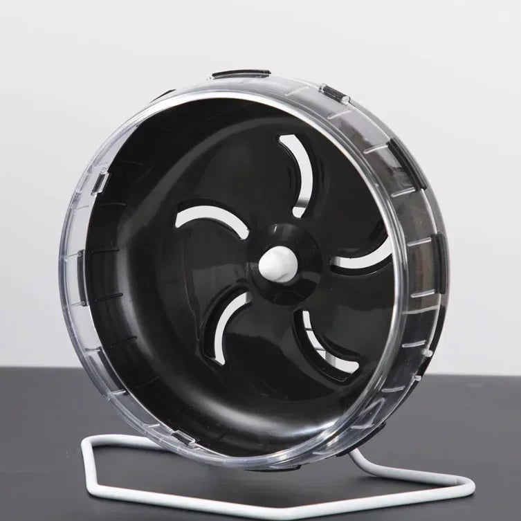 Silent Hamster & Rodent Running Wheel - Exercise Toy with Bracket
