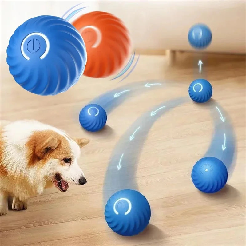 Smart Interactive Dog Toy Ball - USB Rechargeable Moving & Bouncing