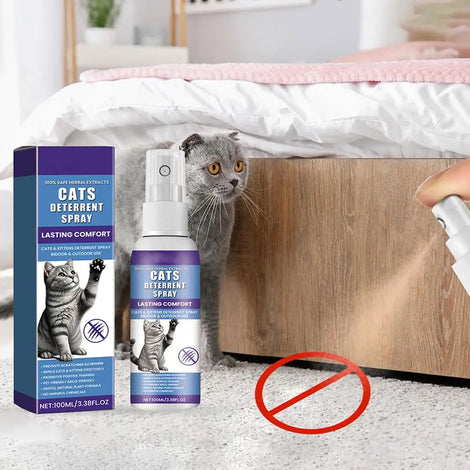 Cat Deterrent Spray for Scratch Protection and Urine Prevention