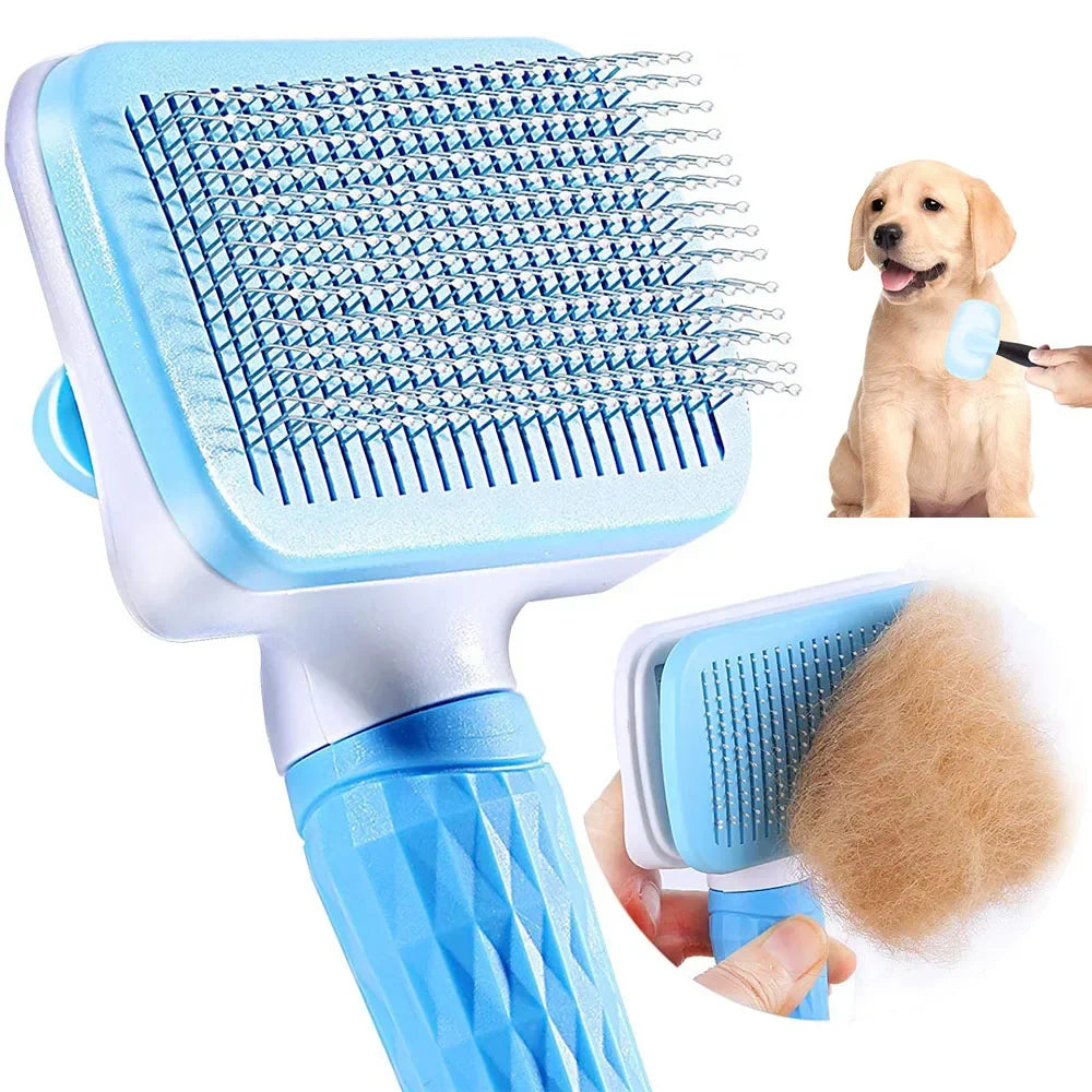Puppy Joy Pet Hair Remover & Grooming Brush