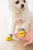 4Pcs Cute Pet Dog Socks, Anti-Slip Paw Protectors for Small Breeds (Chihuahua, Yorkie, Spitz)