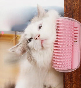 Cat Self Groomer with Catnip & Massage Comb