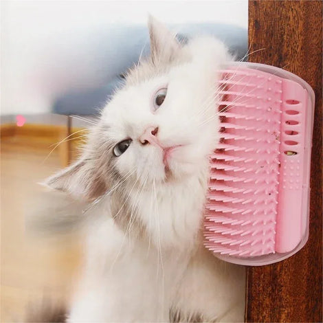 Cat Self Groomer with Catnip & Massage Comb