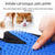 Silicone Pet Grooming Gloves for Hair Removal