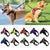 Adjustable Reflective Dog Harness & Leash Set for Small & Large Dogs