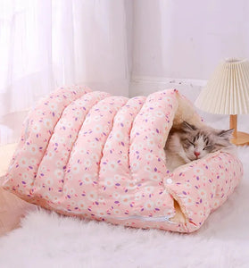 Warm Winter Cat & Dog Beds - Pet Accessories & Cushions