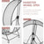 Silent Hamster Exercise Wheel - Metal Running Wheel for Small Pets