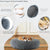 40-90cm Round Pet Bed – Super Soft Plush Bed for Medium to Large Dogs, Winter Warm Sleeping