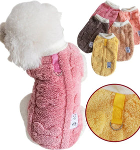 Soft Fleece Dog Sweater - Winter Pullover for Small Dogs, Chihuahua & Bulldog