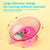 Transparent Anti-Slip Hamster Running Wheel - Indoor Exercise Toy
