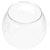 Plastic Round Fish Bowl - Unbreakable Clear Aquarium Globe & Hydroponic Planter for Goldfish