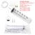 100-550ml Plastic Syringes with Tube & Tip Cap for Dispensing, Feeding, & Watering