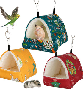 Winter Warm Hamster House & Small Animal Bed