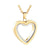 Stainless Steel Glass Heart Cremation Necklace - Ashes Holder Memorial Pendant for Men & Women