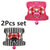 2pcs Hamster Harness & Leash Set - Padded Vest with Bow Bells