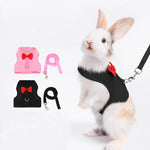 Adjustable Bunny Harness and Leash Set - Soft and Comfortable for Small Pets