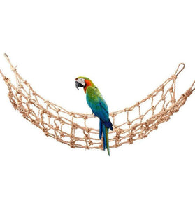 Parrot Swing Rope & Climbing Net with Hook - Birds Play Gym Ladder