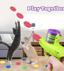 Creative Turnip Gun Cat Toy - Interactive Foam Disc Launcher