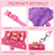 2pcs Hamster Harness & Leash Set - Padded Vest with Bow Bells
