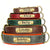 Customized Leather Dog Collar – Soft Padded with Engraved ID Nameplate for All Dog Sizes