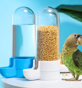 Hanging Pet Feeder – Squirrel & Parrot Water Dispenser, Food Box for Bird Cages